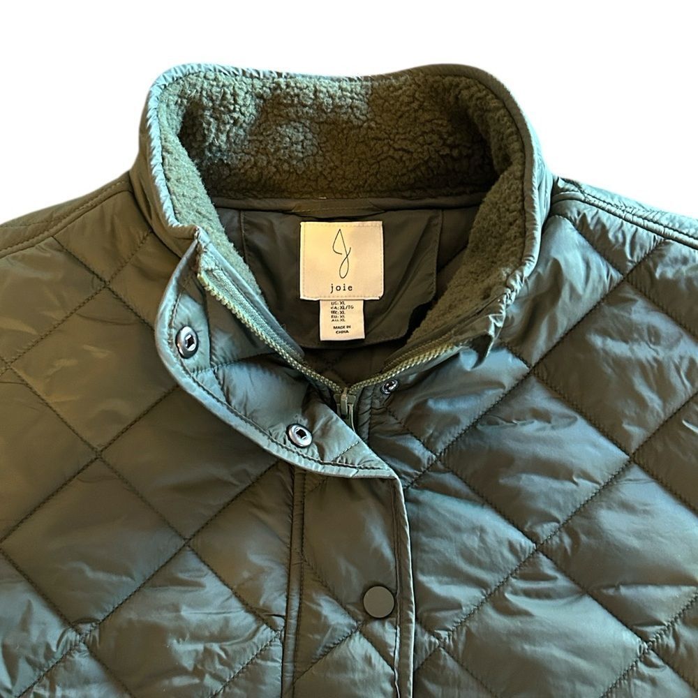 Joie Olive Quilted Vest